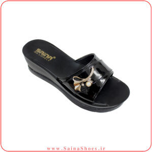 صندل زنانه ساینا Saina مدل آزاده ورنی